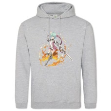 Hoodie with Print Sword Art Online Sinon Hero Print - 2XL grey