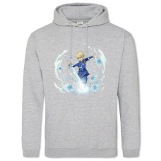 Hoodie with Print Sword Art Online Hero Fighter Eugeo - 2XL grey