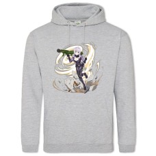 Hoodie with Print Sword Art Online Girl Fighter - 2XL grey