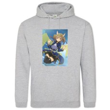 Hoodie with Print Sword Art Online Zerochan Hero - 2XL grey