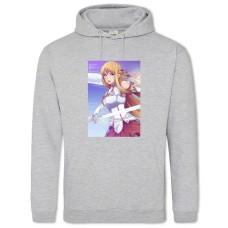Hoodie with Print Sword Art Online Asuna Hero - 2XL grey