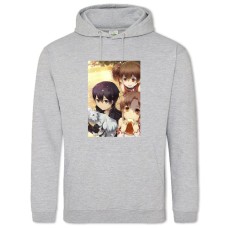 Hoodie with Print Sword Art Online Characters - 2XL grey