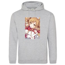 Hoodie with Print Sword Art Online Asuna Girl - 2XL grey