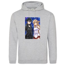 Hoodie with Print Sword Art Online Love Heroes - 2XL grey