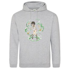 Hoodie with Print Sword Art Online Shy Girl - 2XL grey