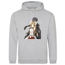 Hoodie with Print Sword Art Online Lovely Asuna - 2XL grey