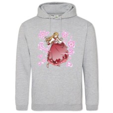 Hoodie with Print Sword Art Online Girl Pink Print - 2XL grey