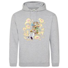 Hoodie with Print Sword Art Online Amazing Girl - 2XL grey