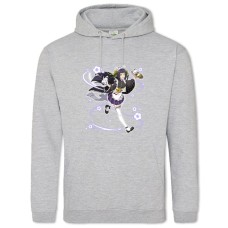 Hoodie with Print Sword Art Online Cutest Fighter - 2XL grey