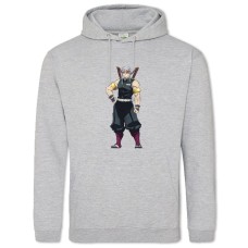 Hoodie with Print Demon Slayer Kimetsu No Yaiba Tengen Uzui - 2XL grey