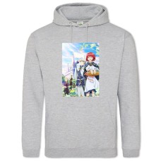 Hoodie with Print Akagami No Shirayukihime Heroes - 2XL grey