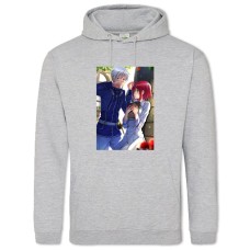 Hoodie with Print Akagami No Shirayukihime Love Print - 2XL grey