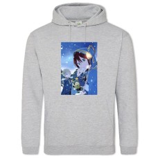 Hoodie with Print Akagami No Shirayukihime Main Theme - 2XL grey