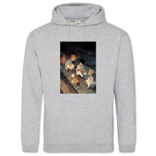 Hoodie with Print The Promised Neverland Main Theme - 2XL grey