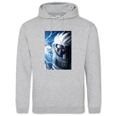 Худи с принтом Наруто Какаши Хатаке - 2XL серый