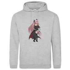 Худі з принтом Останній Серафим Крул Цепеш - 2XL сірий