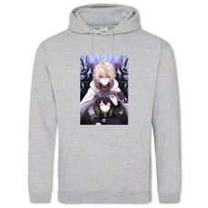 Худи с принтом Последний Серафим Герои - 2XL серый