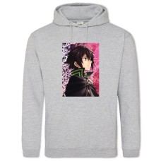 Худи с принтом Последний Серафим Герой Юичиро Хякуя - 2XL серый