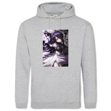 Худи с принтом Последний Серафим Асурамару - 2XL серый