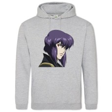 Hoodie with Print Ghost In The Shell Motoko Kusanagi Hero - 2XL grey