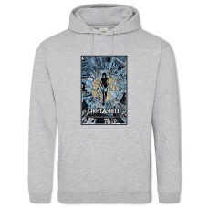 Hoodie with Print Ghost In The Shell Print - 2XL grey