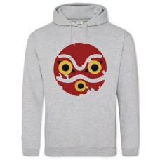 Худи с принтом Принцесса Мононоке Знак - 2XL серый