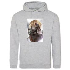 Худи с принтом Принцесса Мононоке Героиня Девушка - 2XL серый