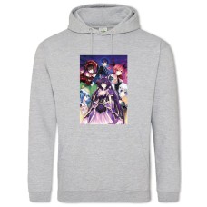 Hoodie with Print Date A Live Heroes - 2XL grey