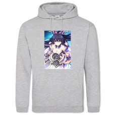 Hoodie with Print Date A Live Girl Yatogami Tohka - 2XL grey