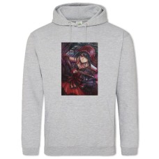 Hoodie with Print Date A Live Kurumi Tokisaki Girl - 2XL grey