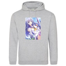 Hoodie with Print Date A Live Izayoi Miku - 2XL grey