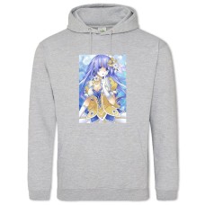 Hoodie with Print Date A Live Izayoi Miku Hero - 2XL grey