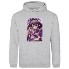 Hoodie with Print Date A Live Tohka Yatogami Hero - 2XL grey