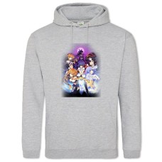 Hoodie with Print Date A Live Characters - 2XL grey