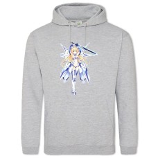 Hoodie with Print Date A Live Artemisia Bell Ashcroft - 2XL grey
