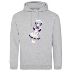 Hoodie with Print Date A Live Origami Tobiichi - 2XL grey