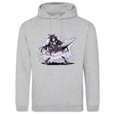 Hoodie with Print Date A Live Battle Girl Print - 2XL grey