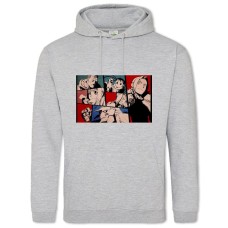 Hoodie with Print Fullmetal Alchemist Print - 2XL grey