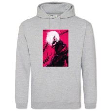 Hoodie with Print Tokyo Ghoul Art Ken Kaneki - 2XL grey