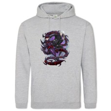 Hoodie with Print Tokyo Ghoul Monster Print - 2XL grey