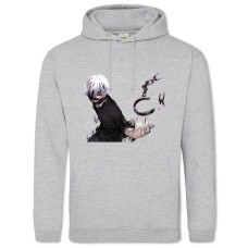 Hoodie with Print Tokyo Ghoul Print Hero Boy - 2XL grey