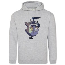 Hoodie with Print Tonari No Totoro Heroes - 2XL grey