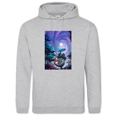 Hoodie with Print Tonari No Totoro Art Edition - 2XL grey