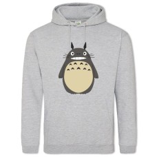 Hoodie with Print Tonari No Totoro Main Hero - 2XL grey