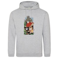 Hoodie with Print Tonari No Totoro Amazing Heroes - 2XL grey
