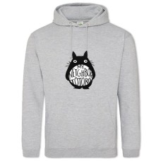 Hoodie with Print Tonari No Totoro Logo Hero - 2XL grey