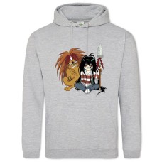 Hoodie with Print Ushio To Tora Print - 2XL grey
