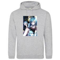 Hoodie with Print Hatsune Miku Toys - 2XL grey