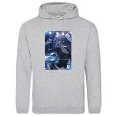 Hoodie with Print Hatsune Miku Singing - 2XL grey