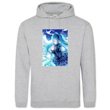 Hoodie with Print Hatsune Miku Amazing Art - 2XL grey